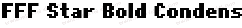 FFF Star Bold Condensed字体转换